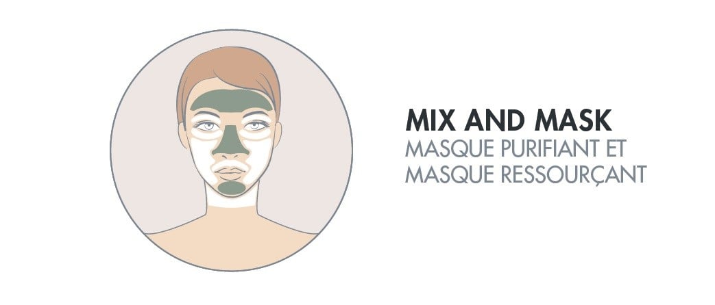 mix and mask multimasking masque purifiant bio iripur hydraflore